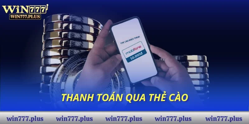 Thanh toán qua thẻ cào