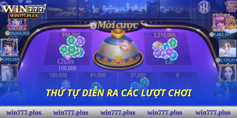 Thứ tự diễn ra các lượt chơi